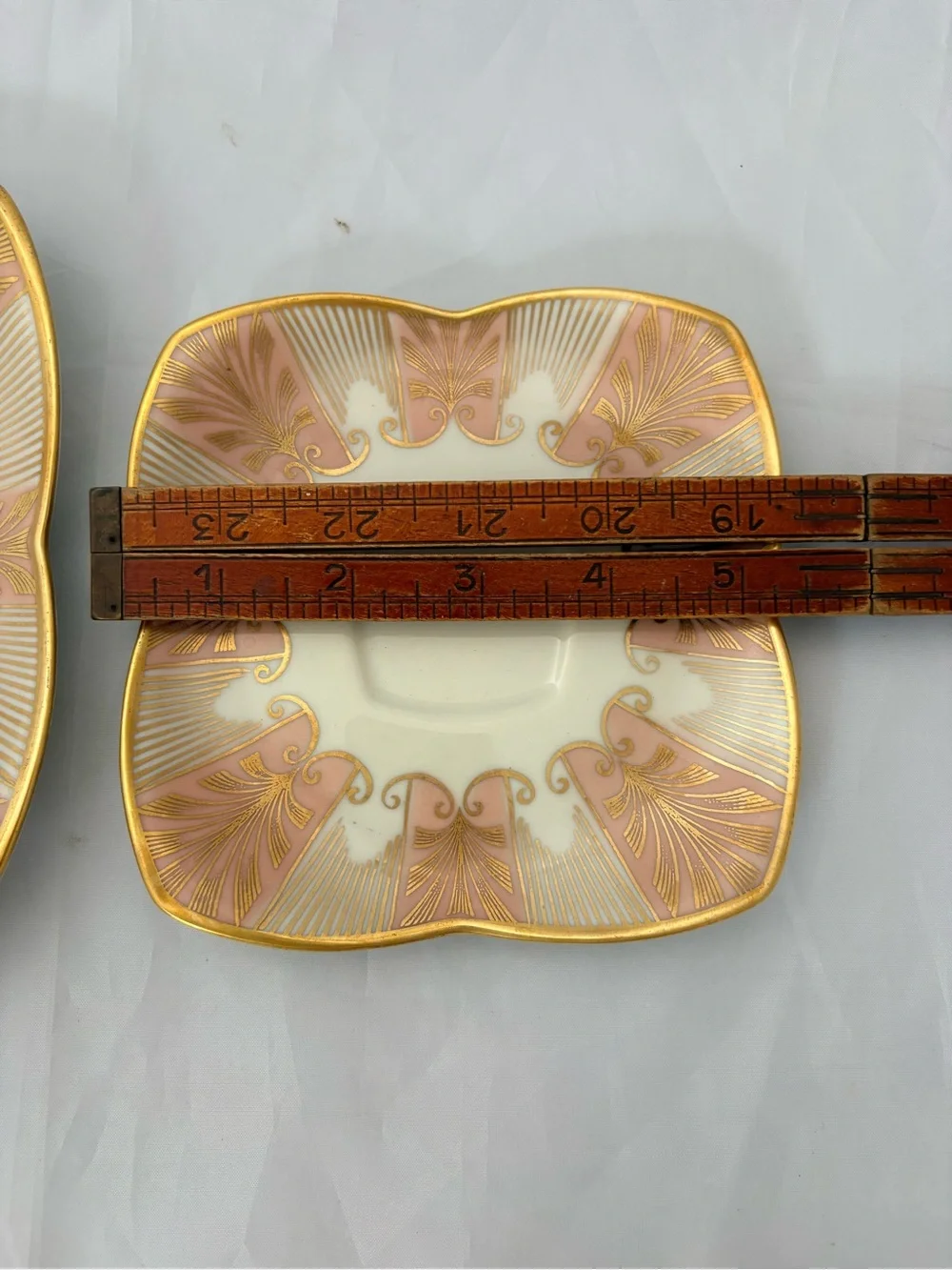 Vintage Alka Kunst Bavaria Porcelain Plate Set